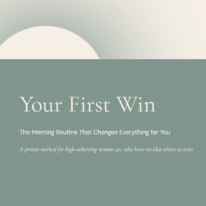 Your first win